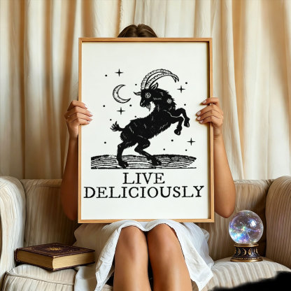 Purplehecate Live Deliciously Unframed Poster