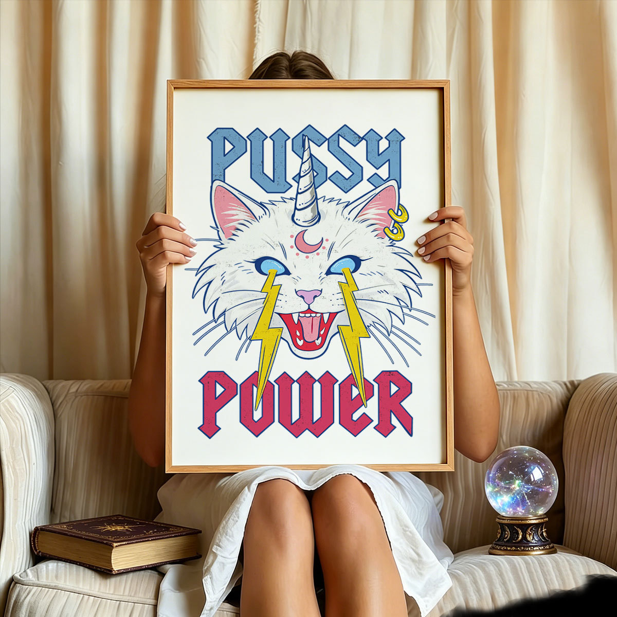 Purplehecate Pussy Power Unframed Poster