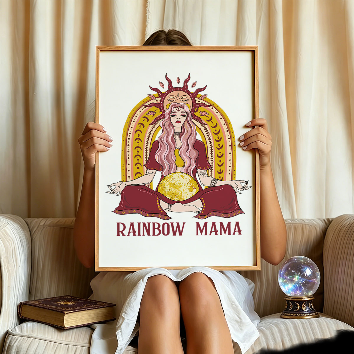 Purplehecate Rainbow Mama Unframed Poster