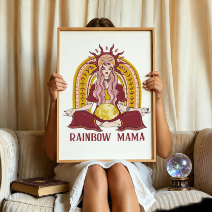 Purplehecate Rainbow Mama Unframed Poster