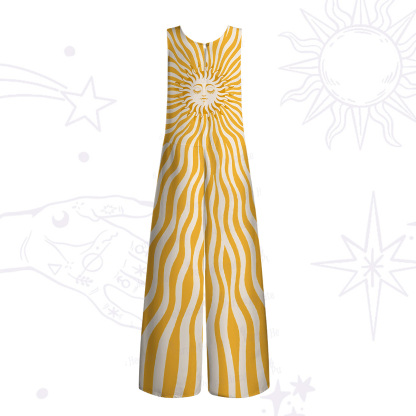 Purplehecate Radiance of the Sun Wide Leg Jumpsuit