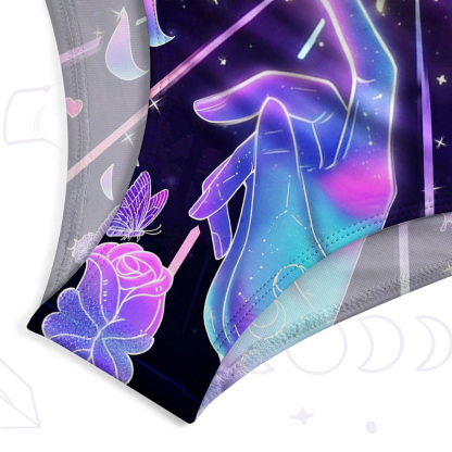 Purplehecate Spell of the Star Butterfly One-Piece Swimsuit