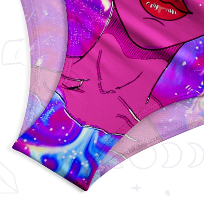 Purplehecate Trippy Mushroom Dream Goddess One-Piece Swimsuit