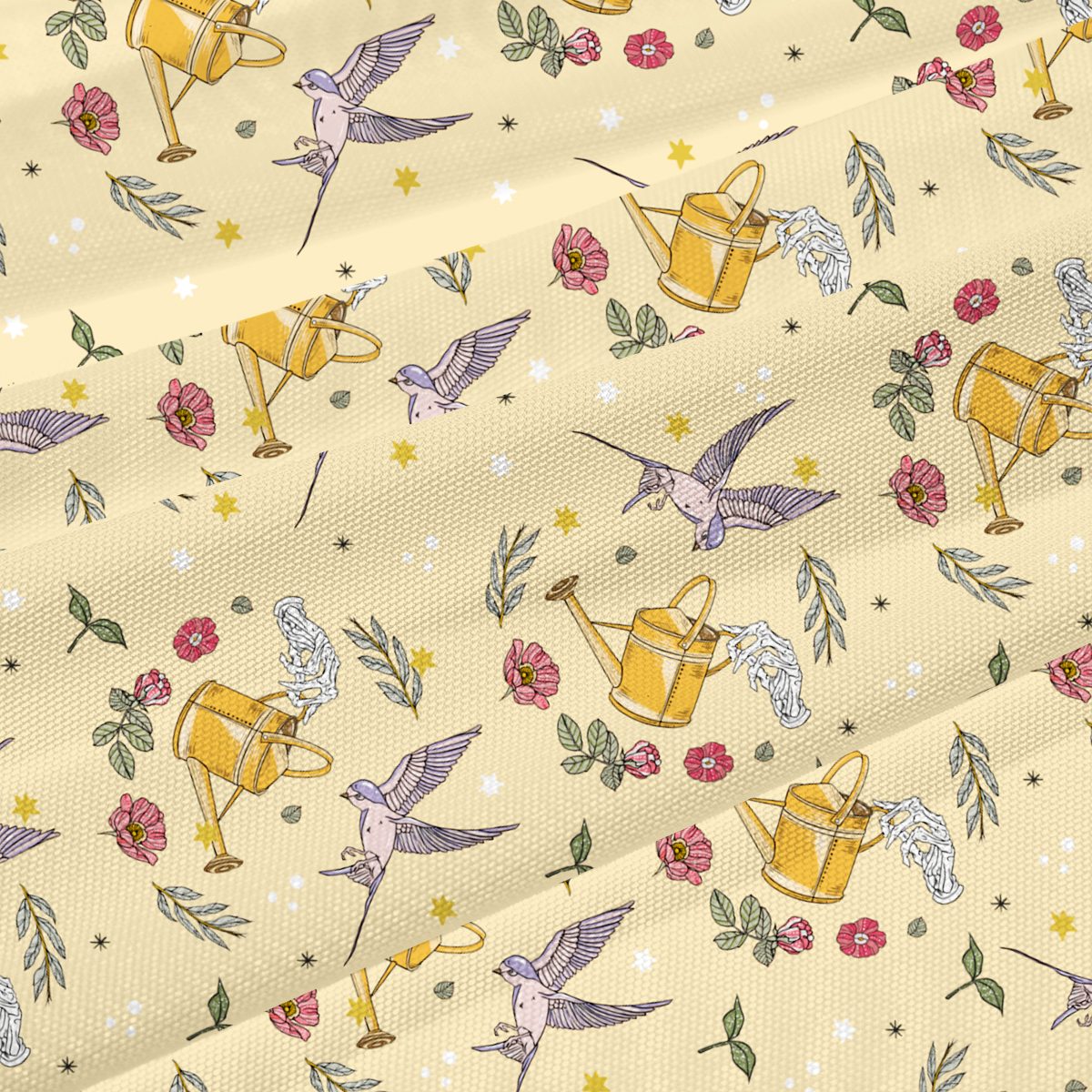 Purplehecate Magical Garden Beachwear Cover-Up Dress