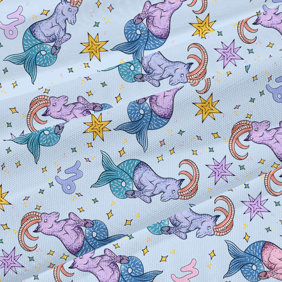 Purplehecate Capricorn Spirit Zodiac Beachwear Cover-Up Dress