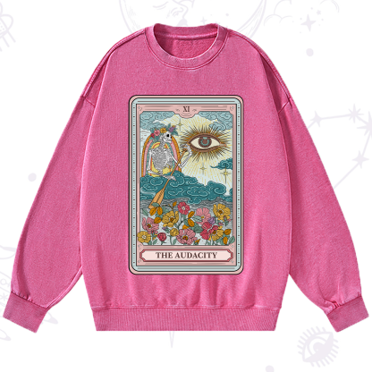 Purplehecate The Audacity Tarot Washed Sweatshirt