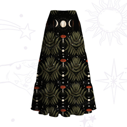 Purplehecate Moonlit Mushroom Gown Convertible Maxi Skirt