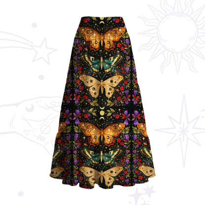 Purplehecate Mystic Butterfly Whisper Convertible Maxi Skirt