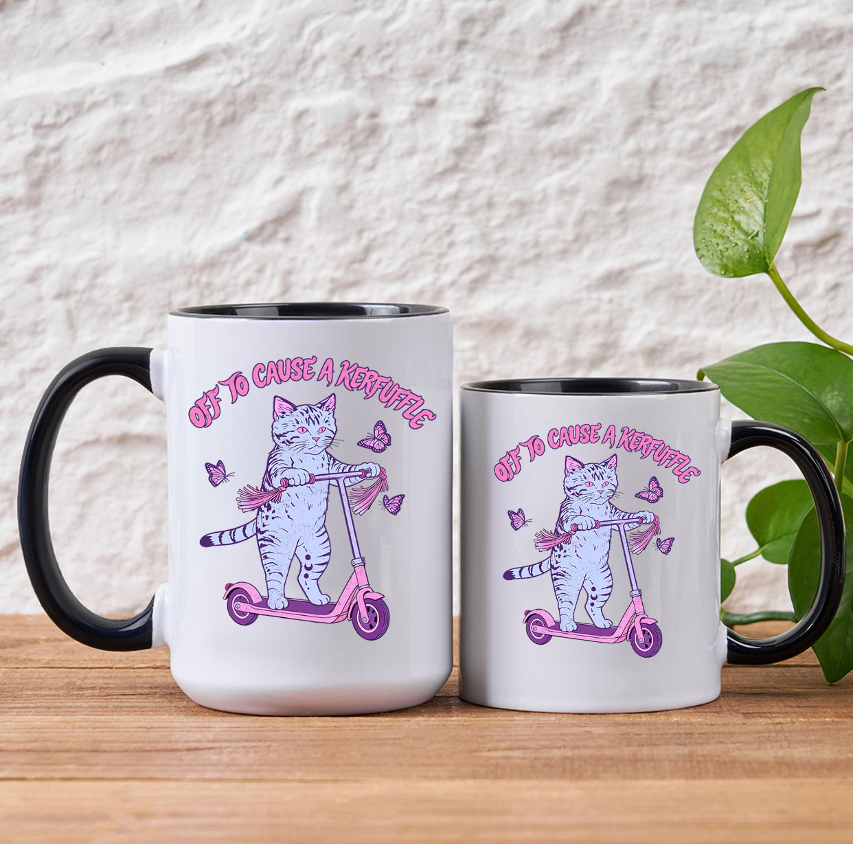 Purplehecate Off To Cause A Kerfuffle Cat Mug