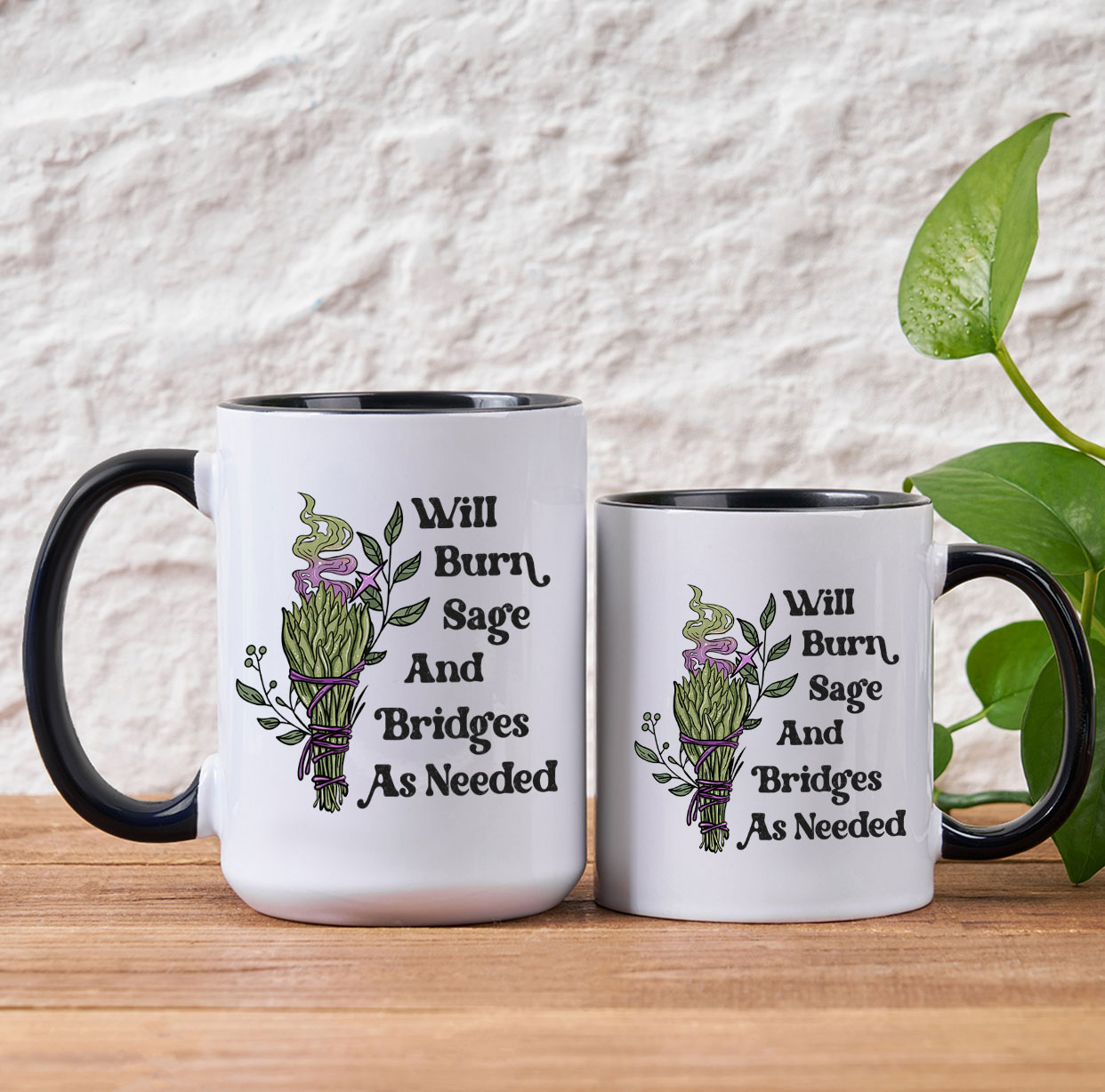 Purplehecate Will Burn Sage and Bridges Mug