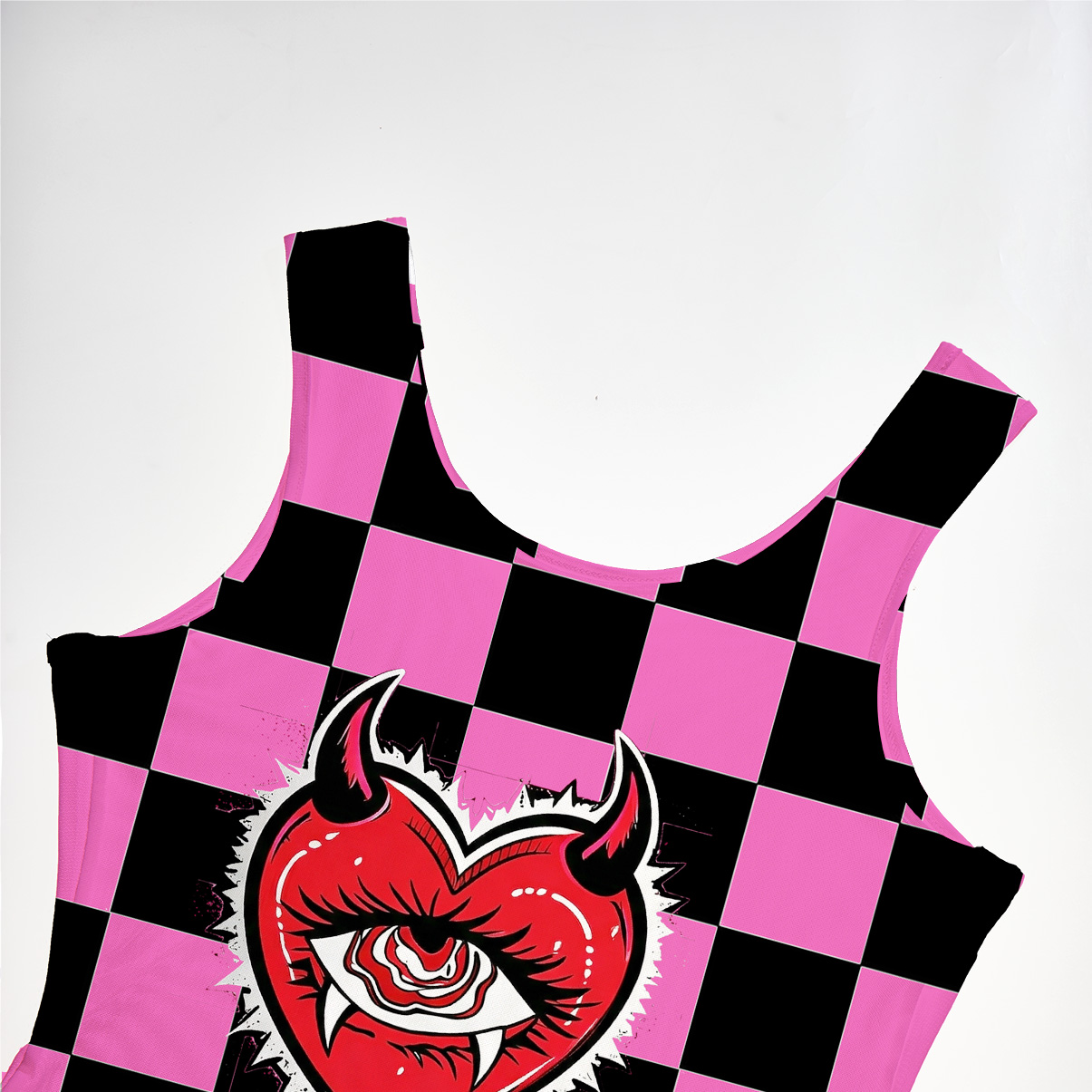 Purplehecate Heart of a Demon Mesh Maxi Tank Beach Dress