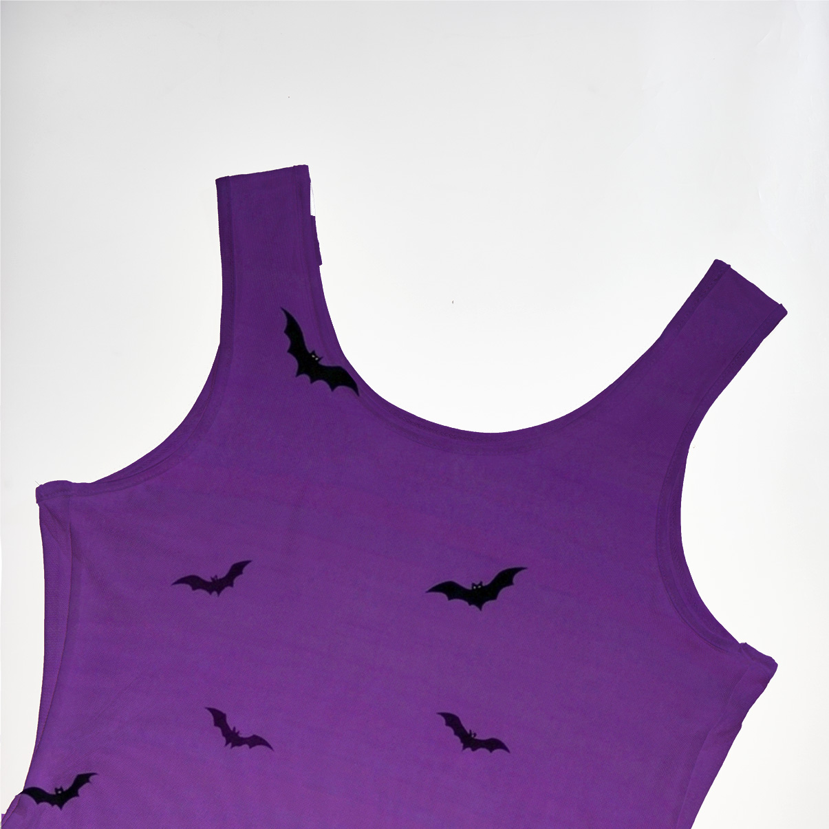 Purplehecate Spooky Night Bat Kingdom Mesh Maxi Tank Beach Dress