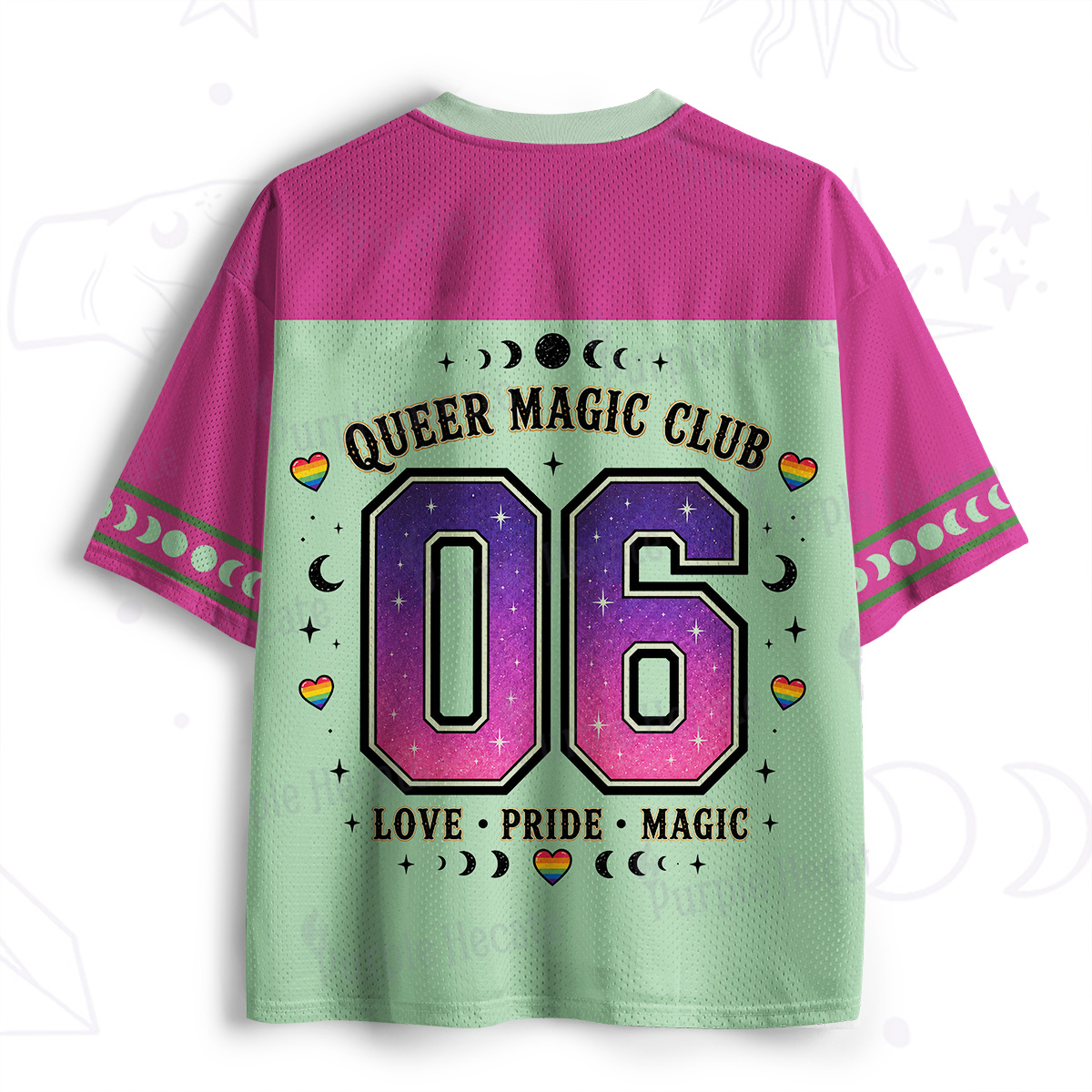 Purplehecate I Believe In Queer Magic Mesh Jersey