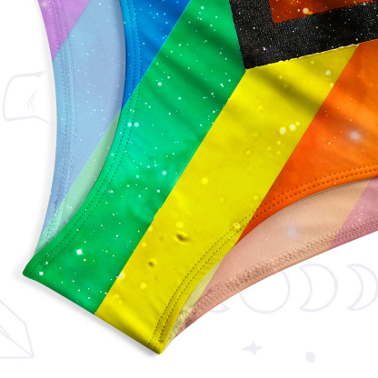 Purplehecate Progress Pride Sunburst One-Piece Swimsuit
