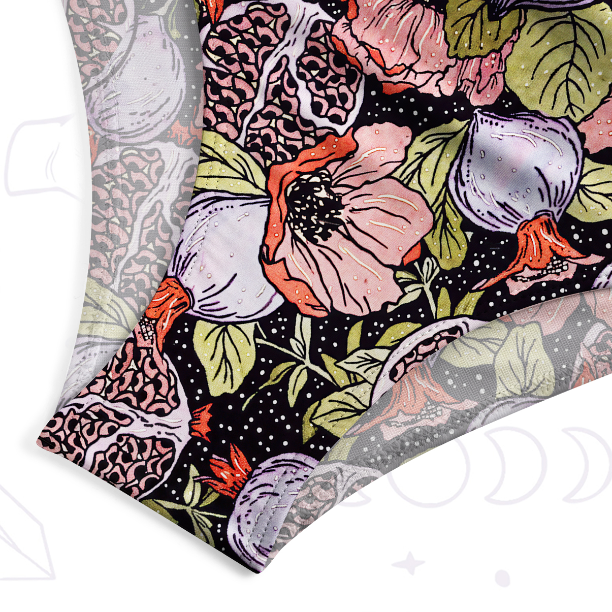 Purplehecate Persephone's Pomegranate One-Piece Swimsuit