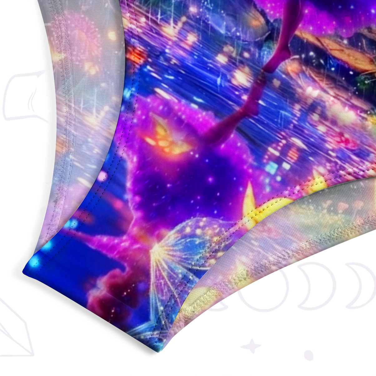 Purplehecate Enchanted Fairy Forest One-Piece Swimsuit