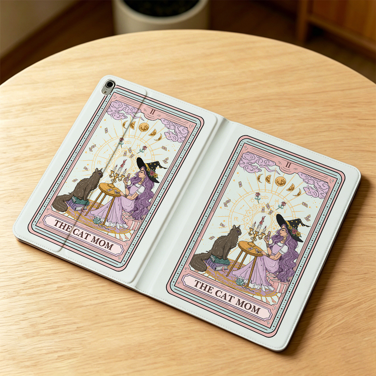 Purplehecate The Cat Witch Mom Tarot iPad Case