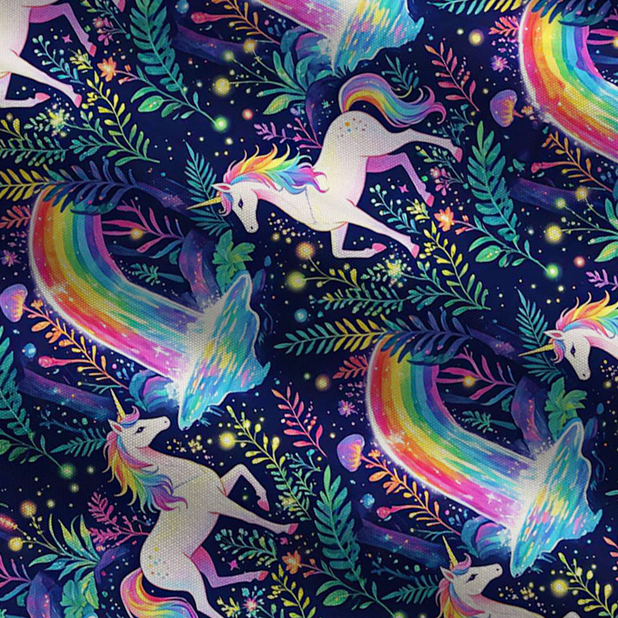 Purplehecate Rainbow Forest Unicorn Wide Leg Jumpsuit