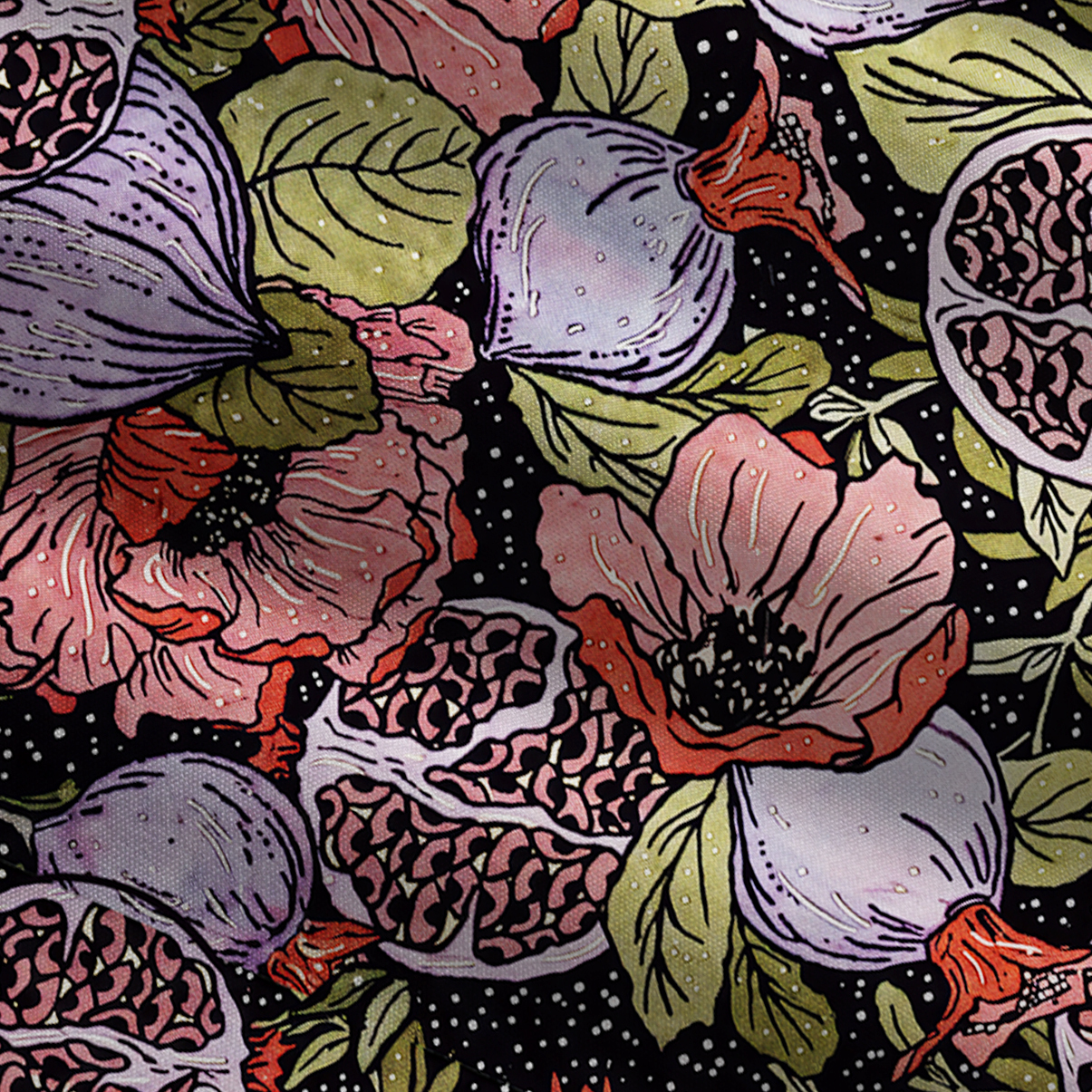 Purplehecate Persephone's Pomegranate Wide Leg Jumpsuit