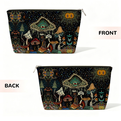 Purplehecate The Eyes of Nature Zip Makeup Bag
