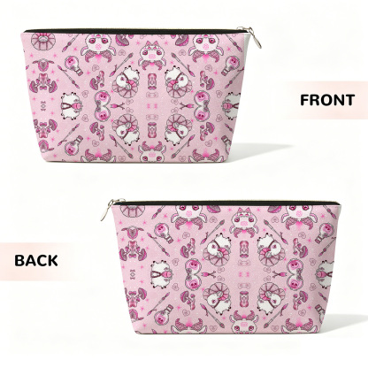 Purplehecate Pastel Occult Goat Zip Makeup Bag