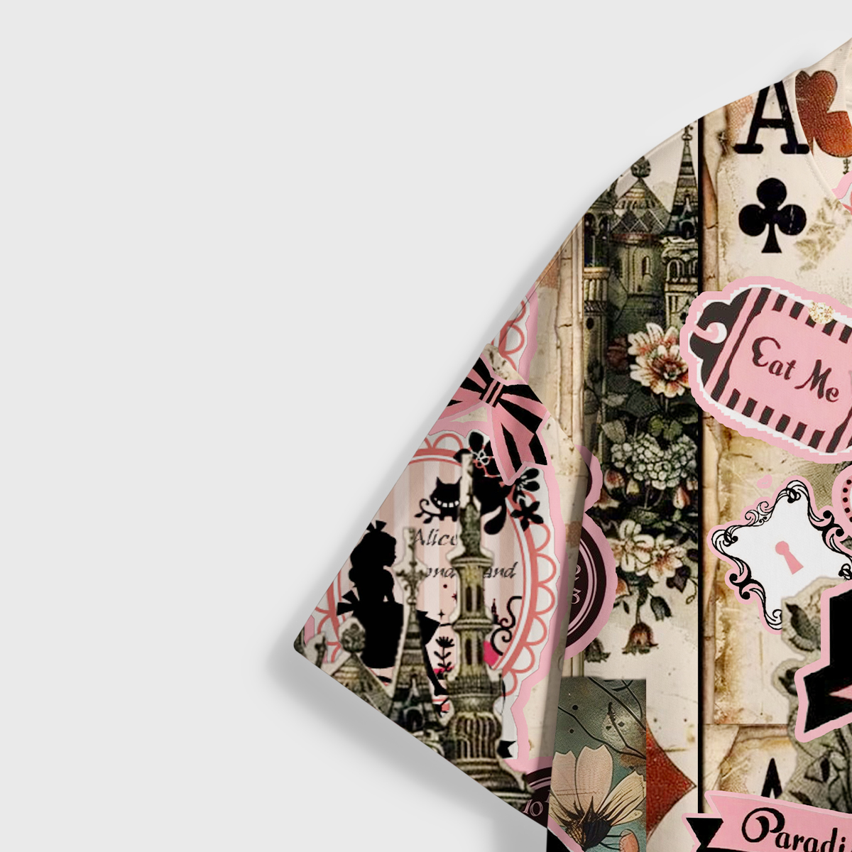 Purplehecate Wonderland Alice’s Tea Party All Over Print T-Shirt