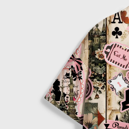 Purplehecate Wonderland Alice’s Tea Party All Over Print T-Shirt