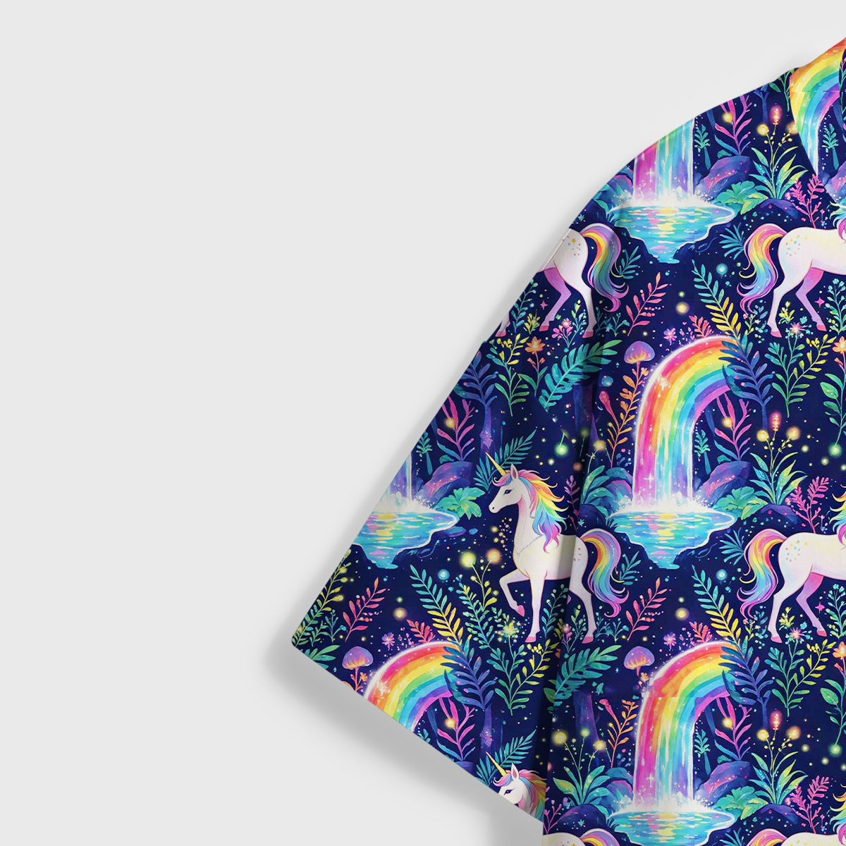 Purplehecate Rainbow Forest Unicorn Magic All Over Print T-Shirt