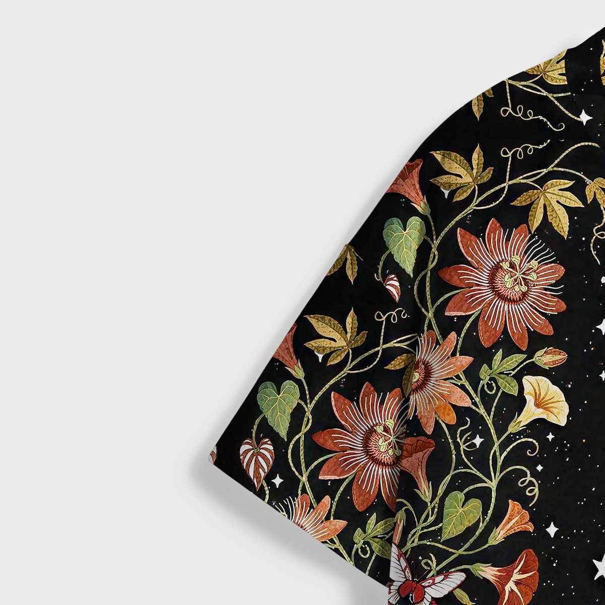 Purplehecate Moon Phase Floral All Over Print T-Shirt