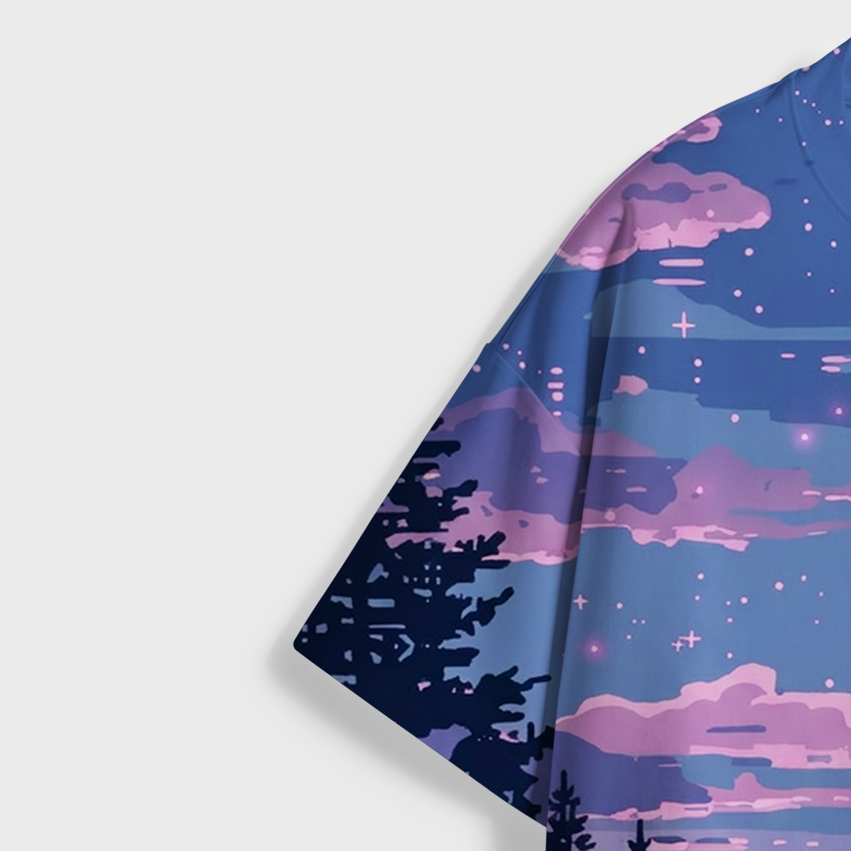 Purplehecate Mystic Cosmic Cat Abduction All Over Print T-Shirt
