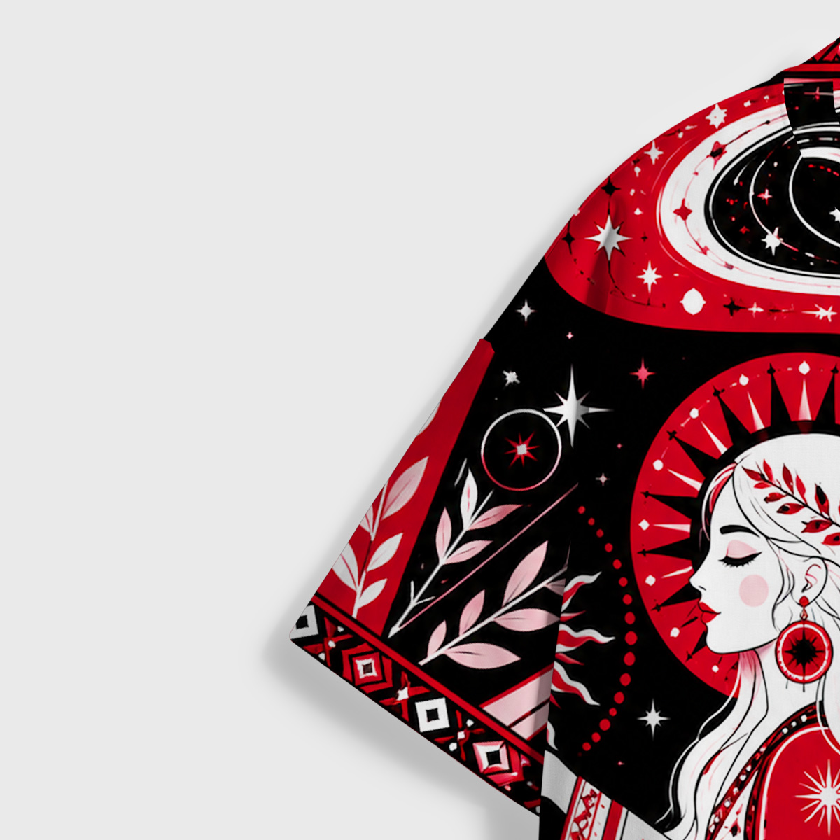Purplehecate Day & Night Twin Goddess All Over Print T-Shirt
