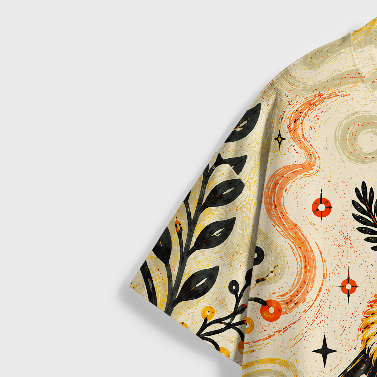 Purplehecate Autumn Moon Moth Guardian Graphic All Over Print T-Shirt