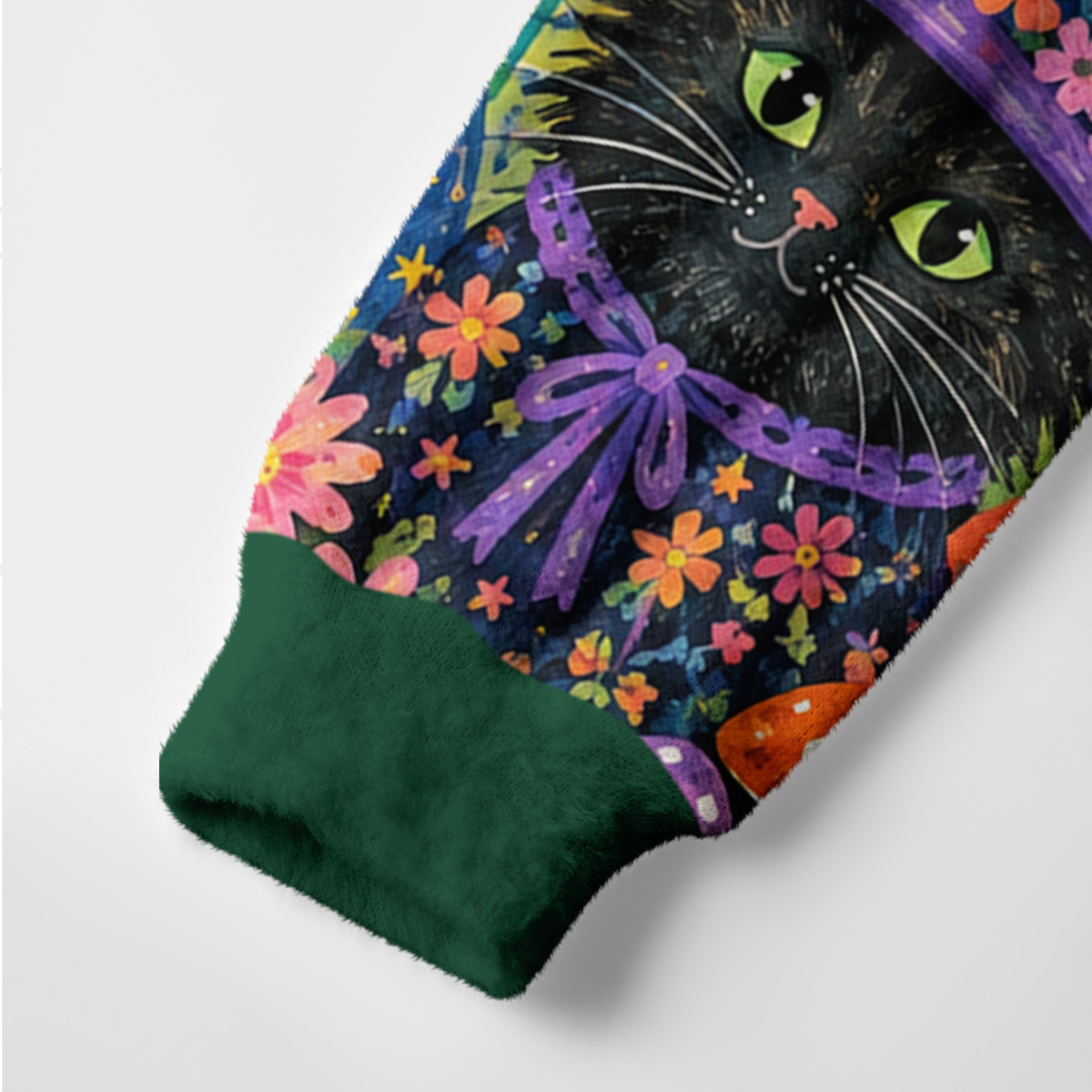 Purplehecate Witchy Meow-Meow Gathering Ugly Cardigan Sweaters