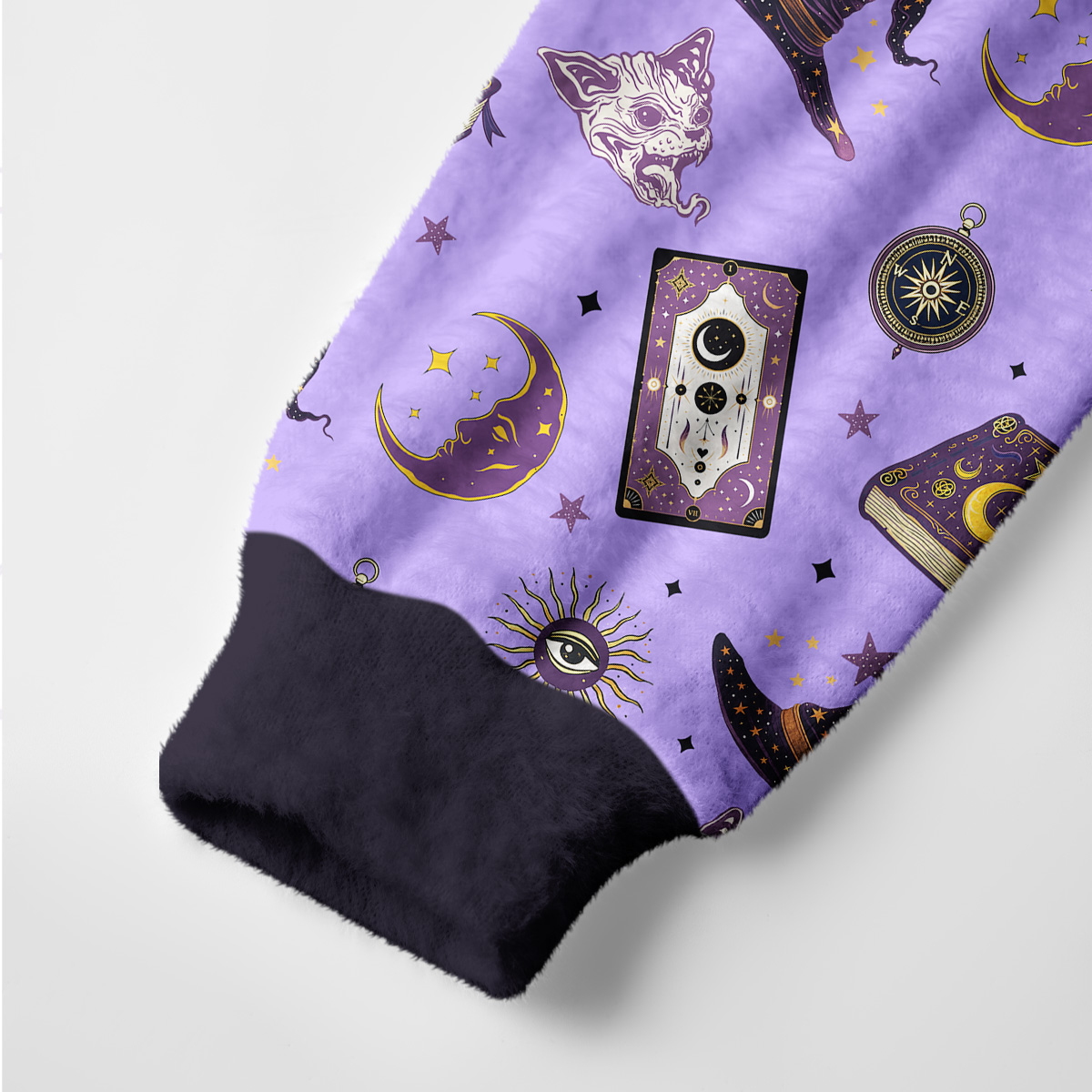 Purplehecate Midnight Witch Tarot Ugly Cardigan Sweaters
