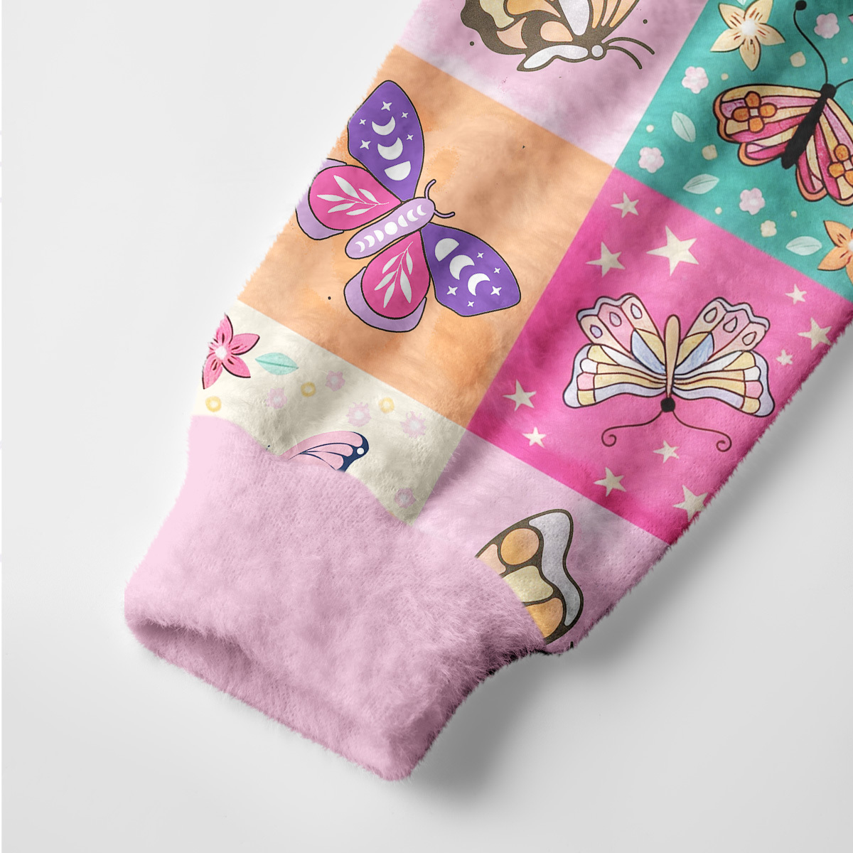 Purplehecate Dreamy Butterfly Garden Ugly Cardigan Sweaters