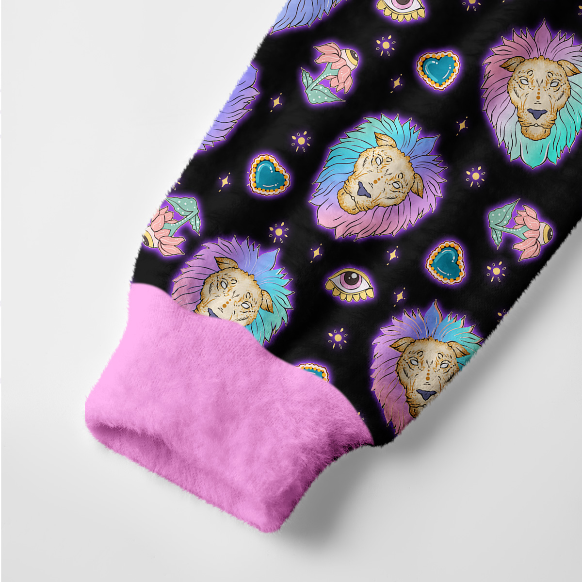 Purplehecate Leo Spirit Zodiac Ugly Cardigan Sweaters