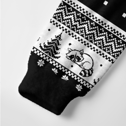 Purplehecate In My Feral Era Raccoon Ugly Cardigan Sweaters