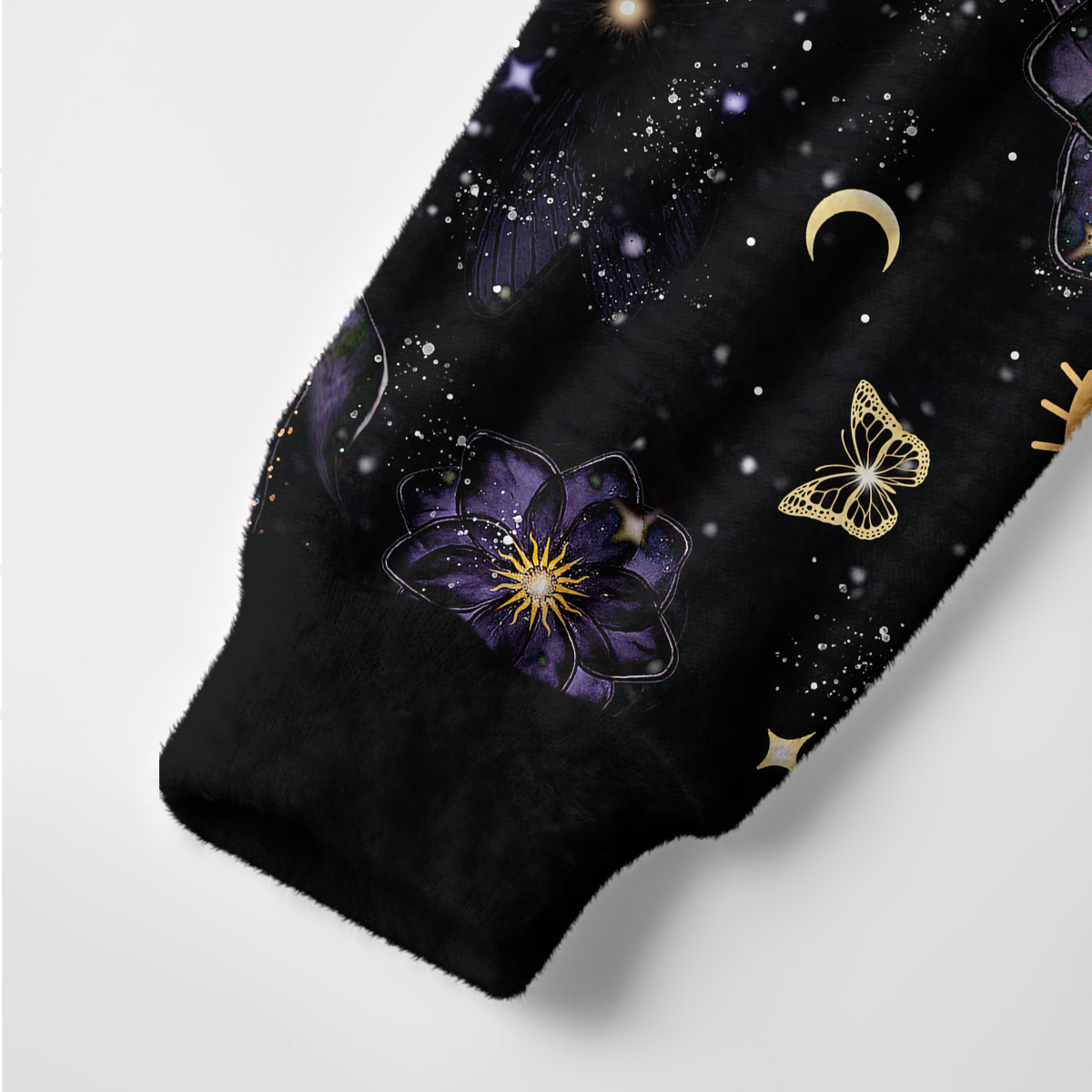Purplehecate Starlit Cats & Butterflies Ugly Cardigan Sweaters