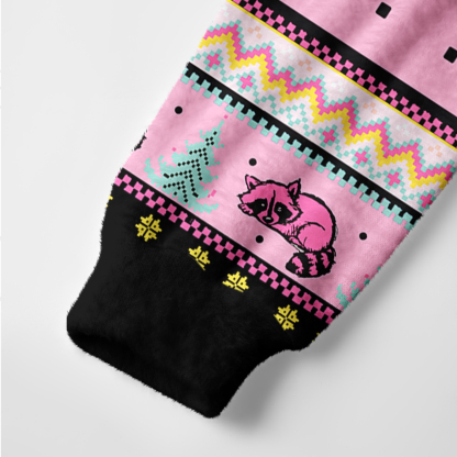 Purplehecate The Team Trash Raccoon & Possum Tarot Ugly Cardigan Sweaters