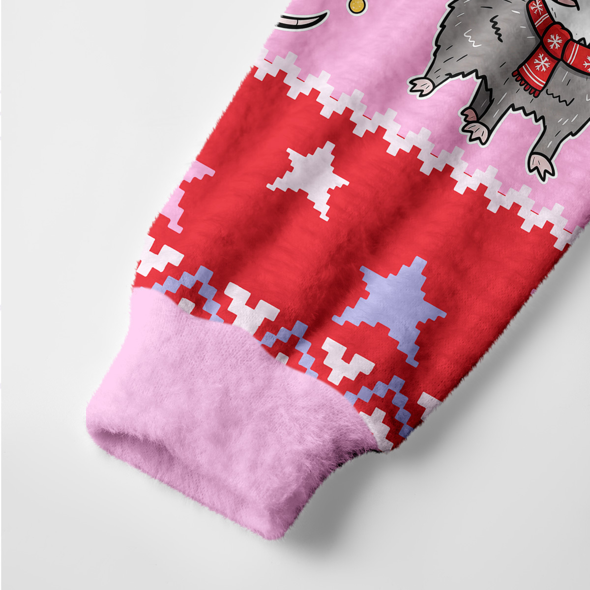 Purplehecate Overstimulated But Festive Possum Ugly Cardigan Sweaters