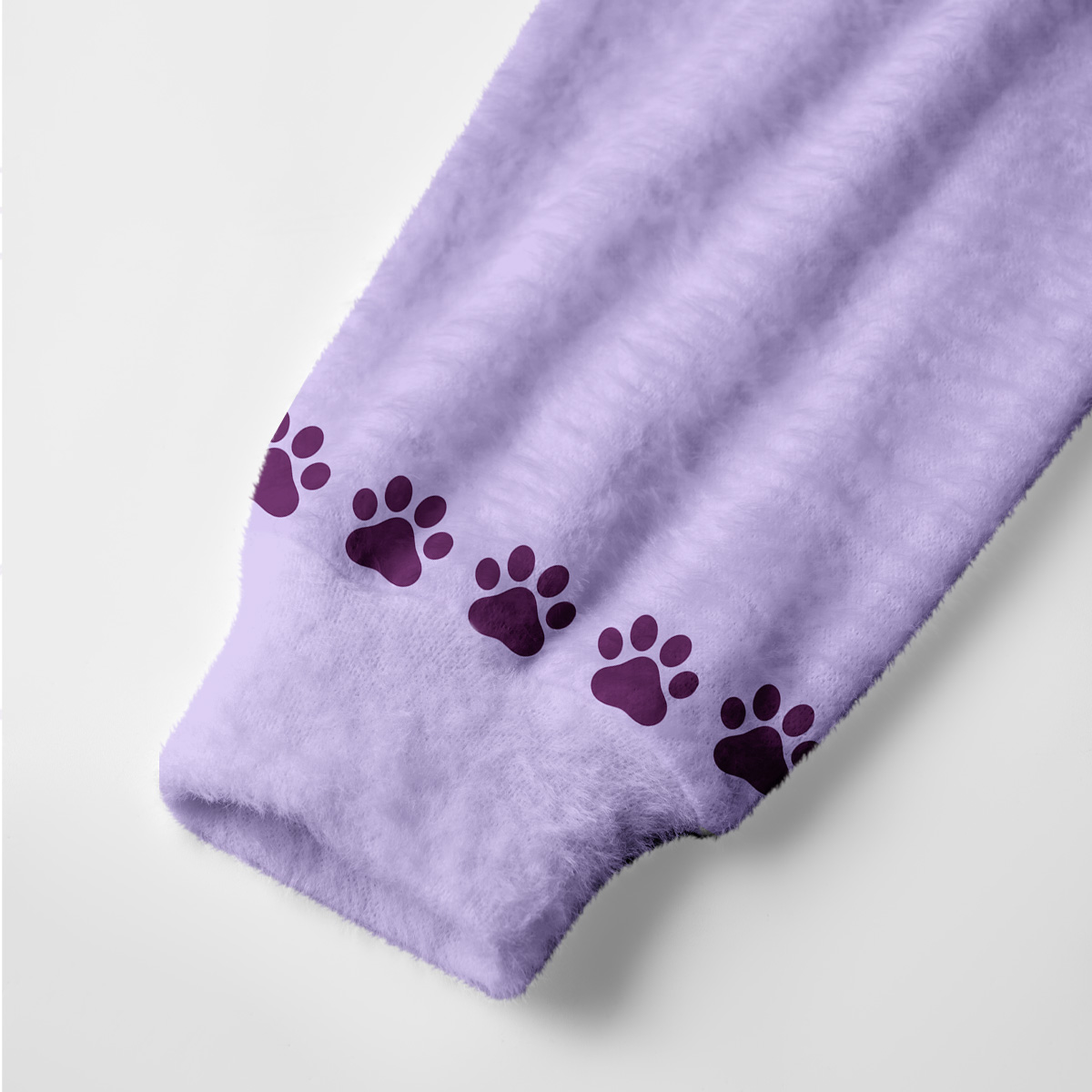 Purplehecate Midnight Pawprints Black Cat Ugly Cardigan Sweaters