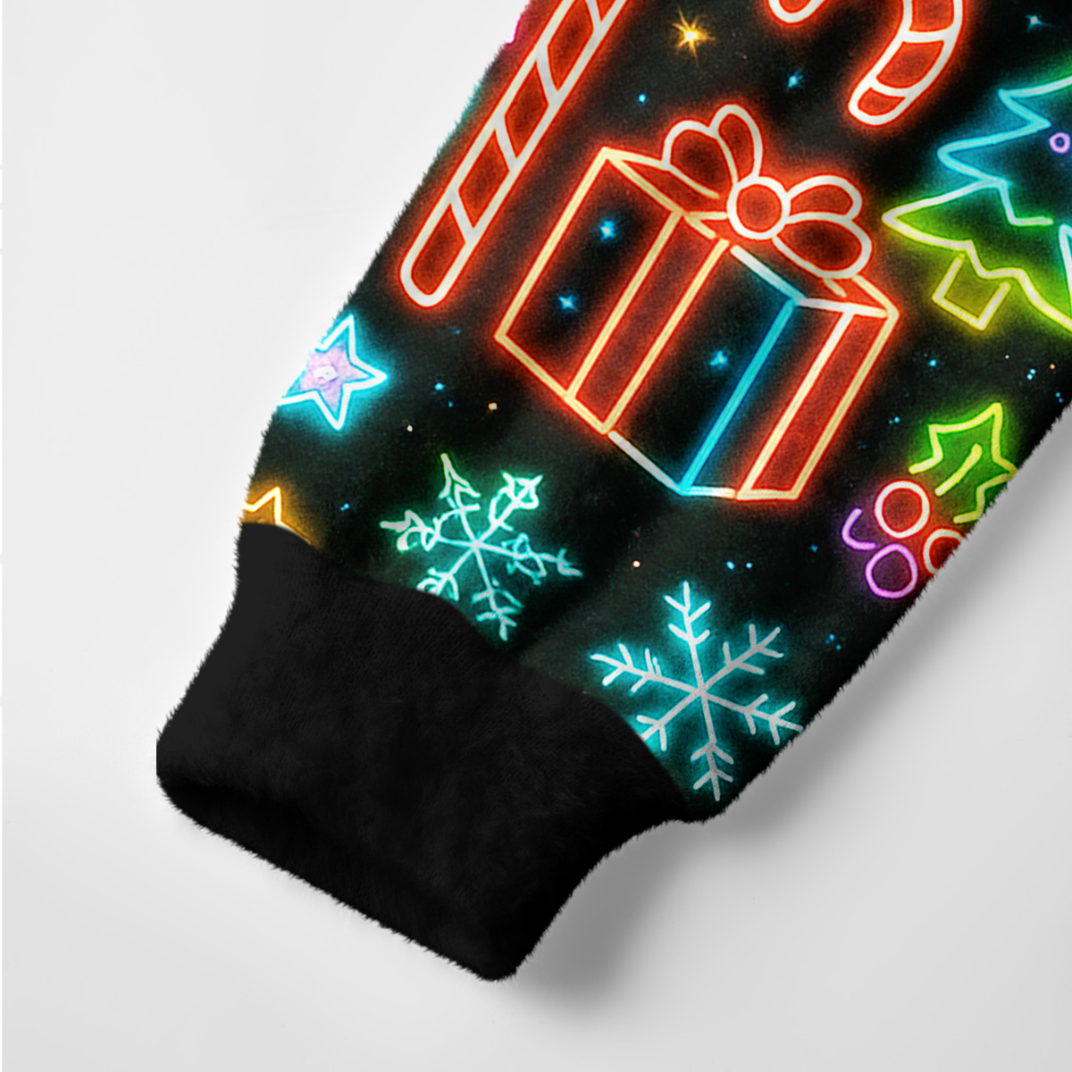 Purplehecate Neon Snowman Christmas Ugly Cardigan Sweaters