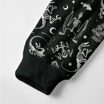 Purplehecate Prehistoric Fantasy Ugly Cardigan Sweaters