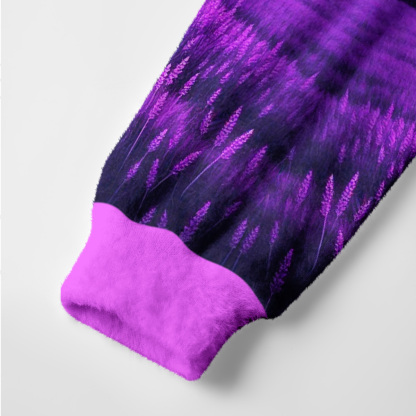 Purplehecate Dreamy Purple Witch and Black Cat Ugly Cardigan Sweaters