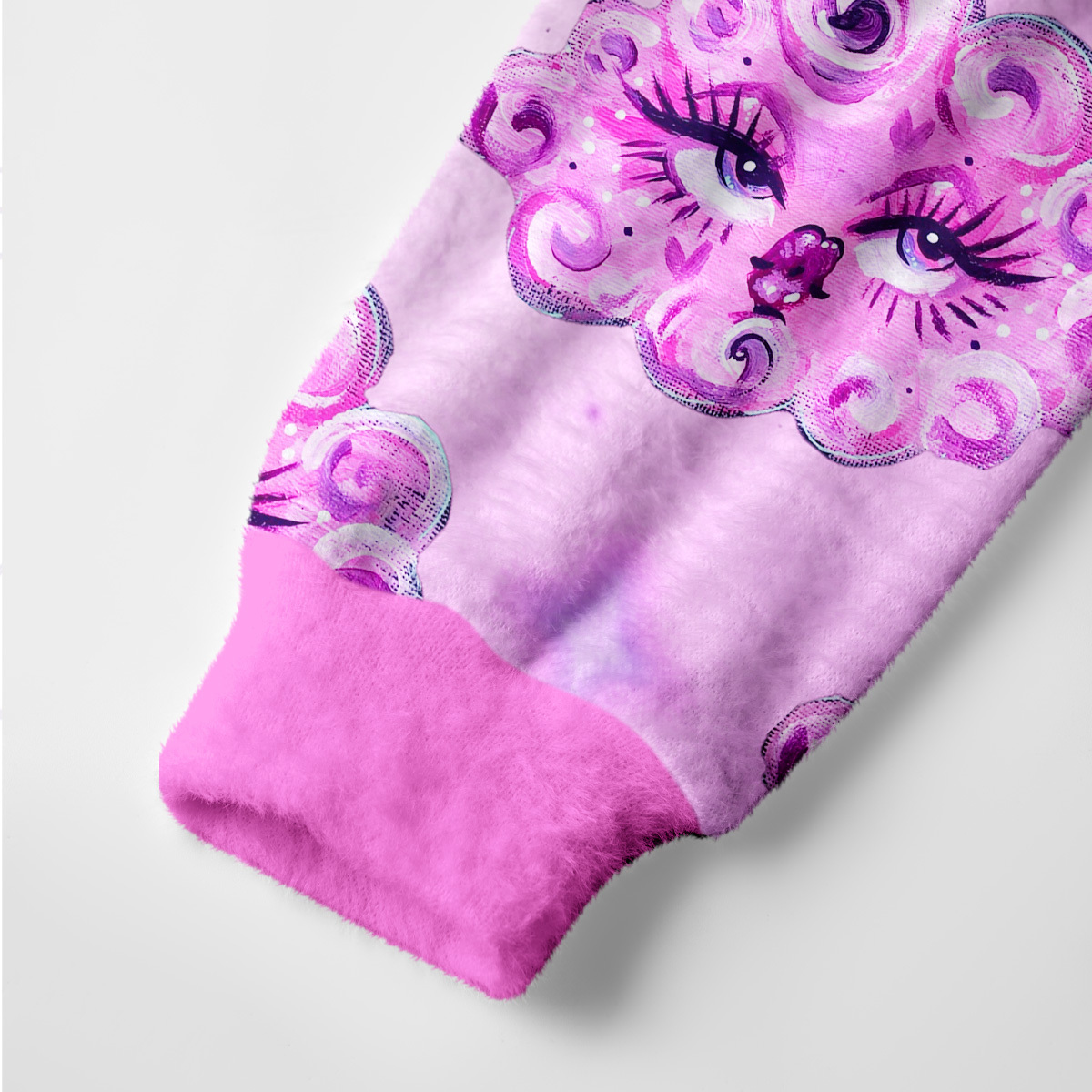 Purplehecate Dreamy  Cloud Eyes Ugly Cardigan Sweaters