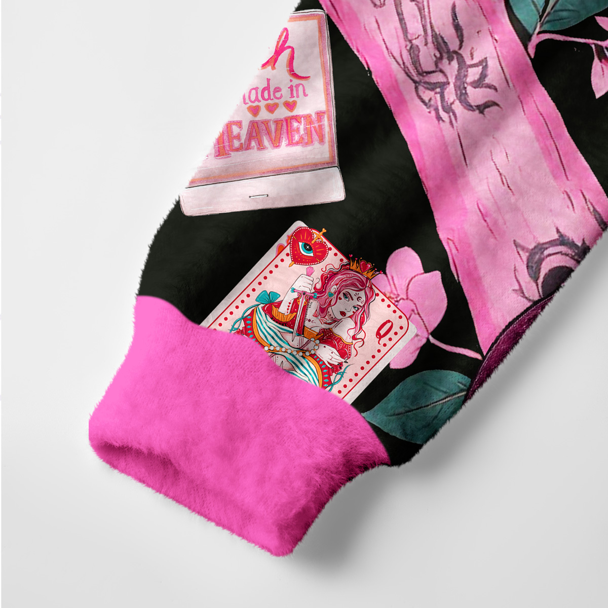 Purplehecate Pink Witch Spell Ugly Cardigan Sweaters