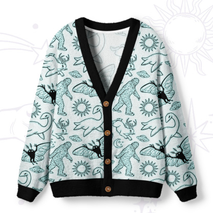 Purplehecate Cryptid Ugly Cardigan Sweaters
