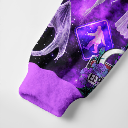 Purplehecate Cosmic Entity Purple Ugly Cardigan Sweaters