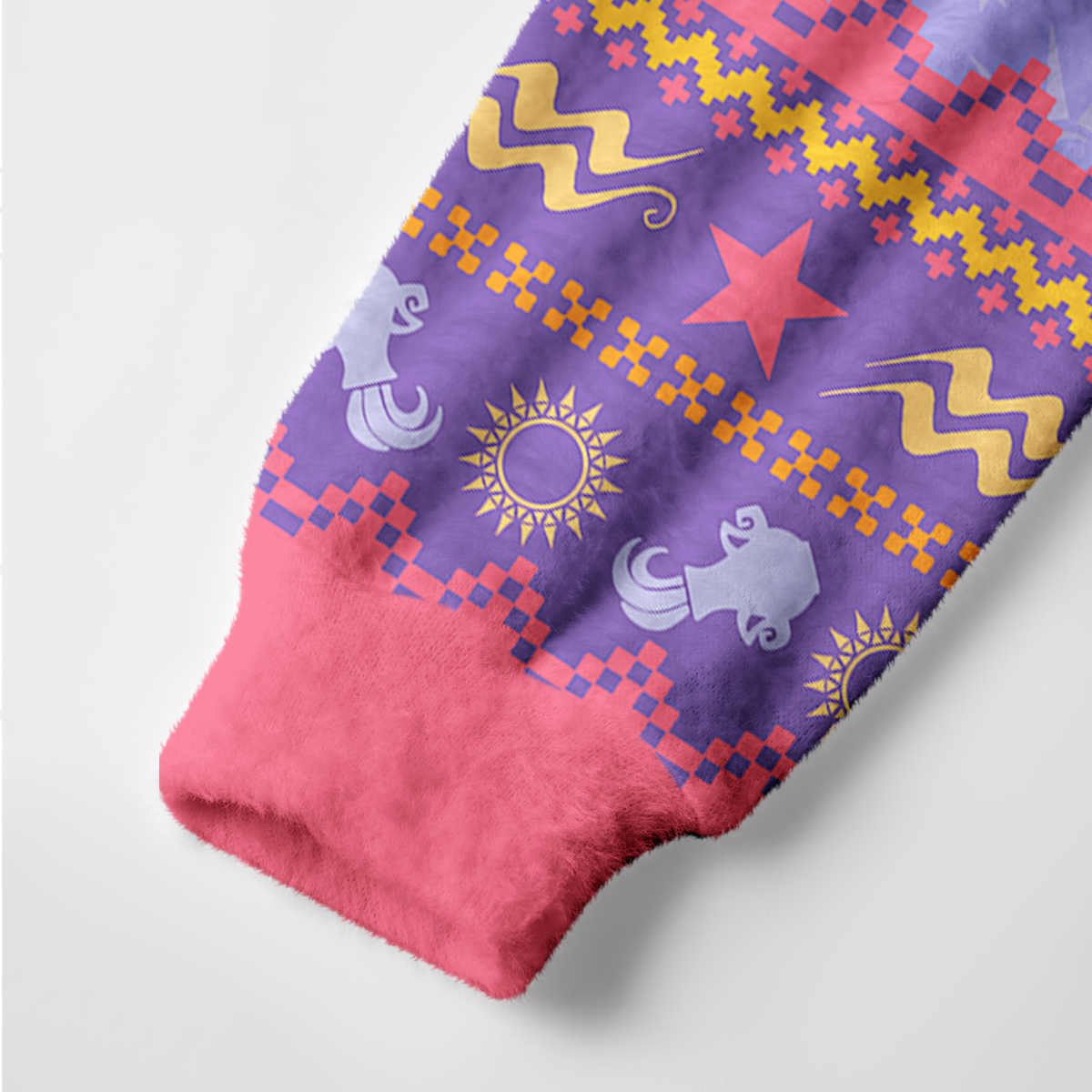 Purplehecate Aquarius Zodiac Ugly Cardigan Sweaters