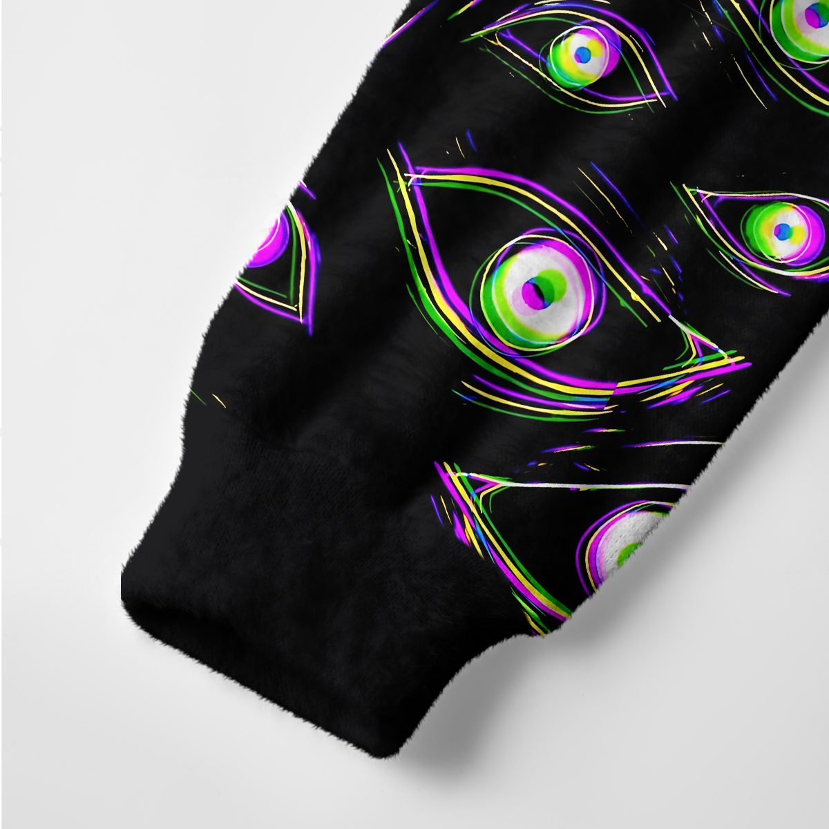 Purplehecate Glitch Vision Ugly Cardigan Sweaters